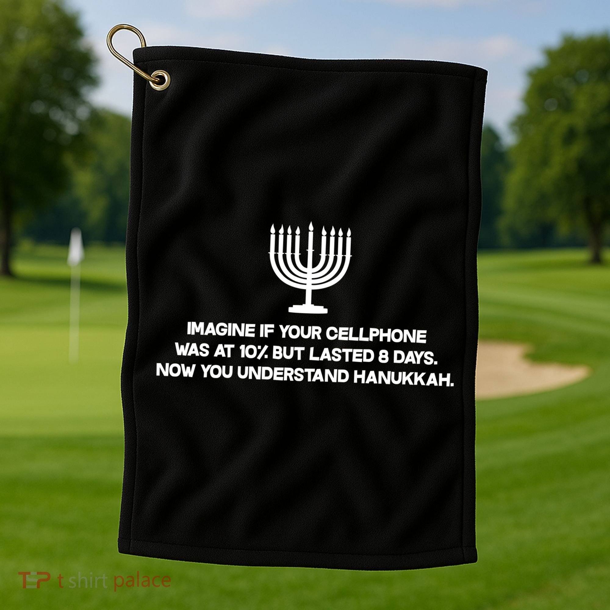 Understanding Hanukkah Golf Towel