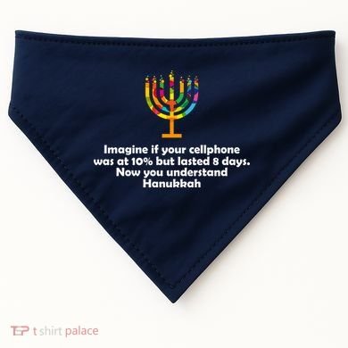 Understanding Hanukkah Funny USA-Made Doggie Bandana