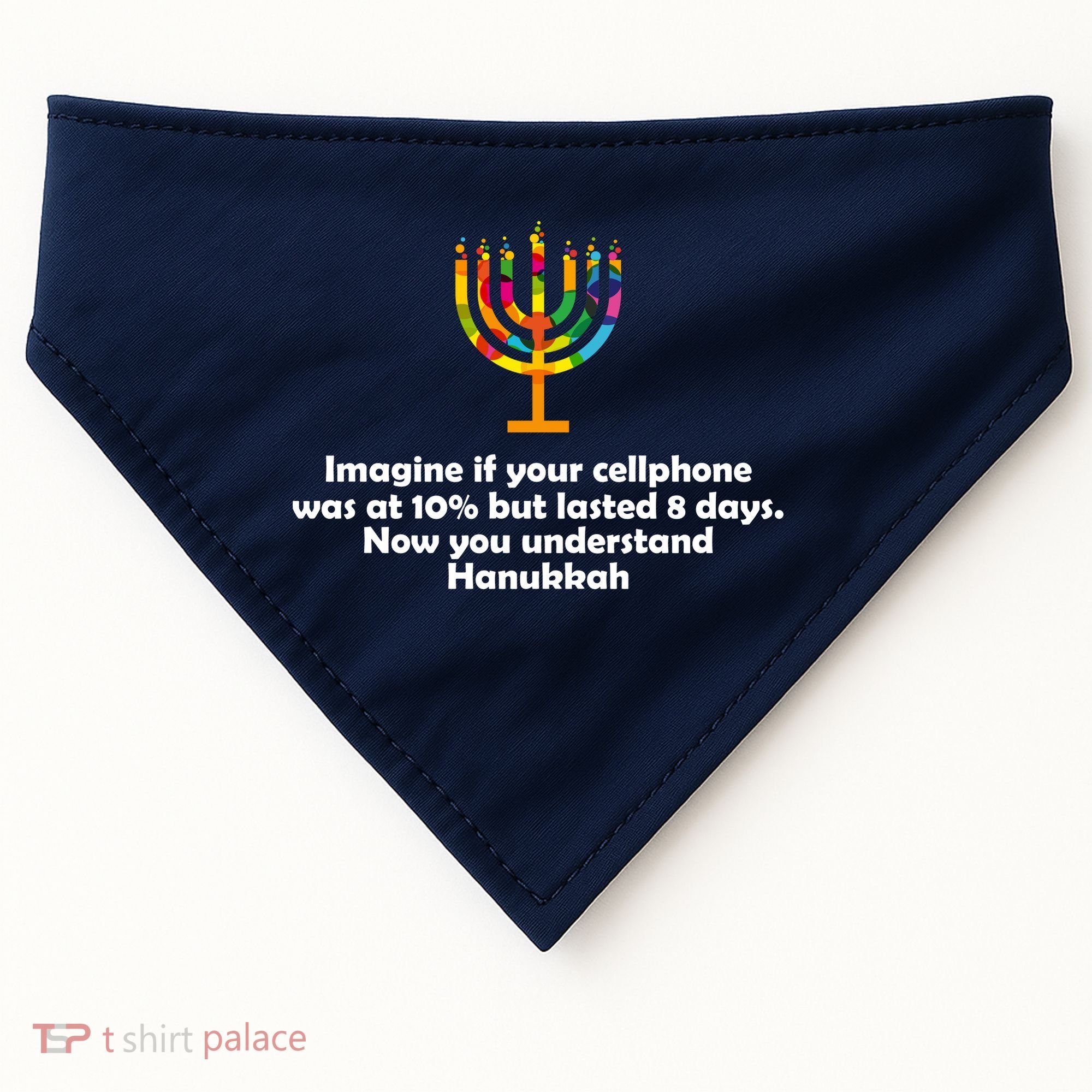 Understanding Hanukkah Funny USA-Made Doggie Bandana