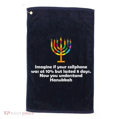 Understanding Hanukkah Funny Golf Towel