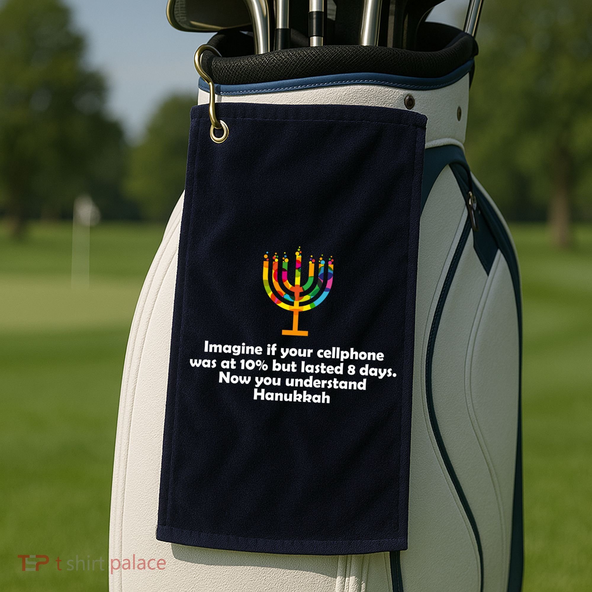Understanding Hanukkah Funny Golf Towel