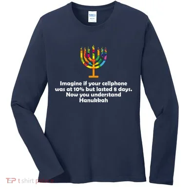 Understanding Hanukkah Funny Women's Long Sleeve Shirt