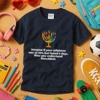 Understanding Hanukkah Funny Kids T-Shirt thumb 3