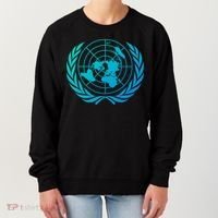 United Nations Flag Un United Nations Emblem Meaningful Gift Women's Sweatshirt thumb 0