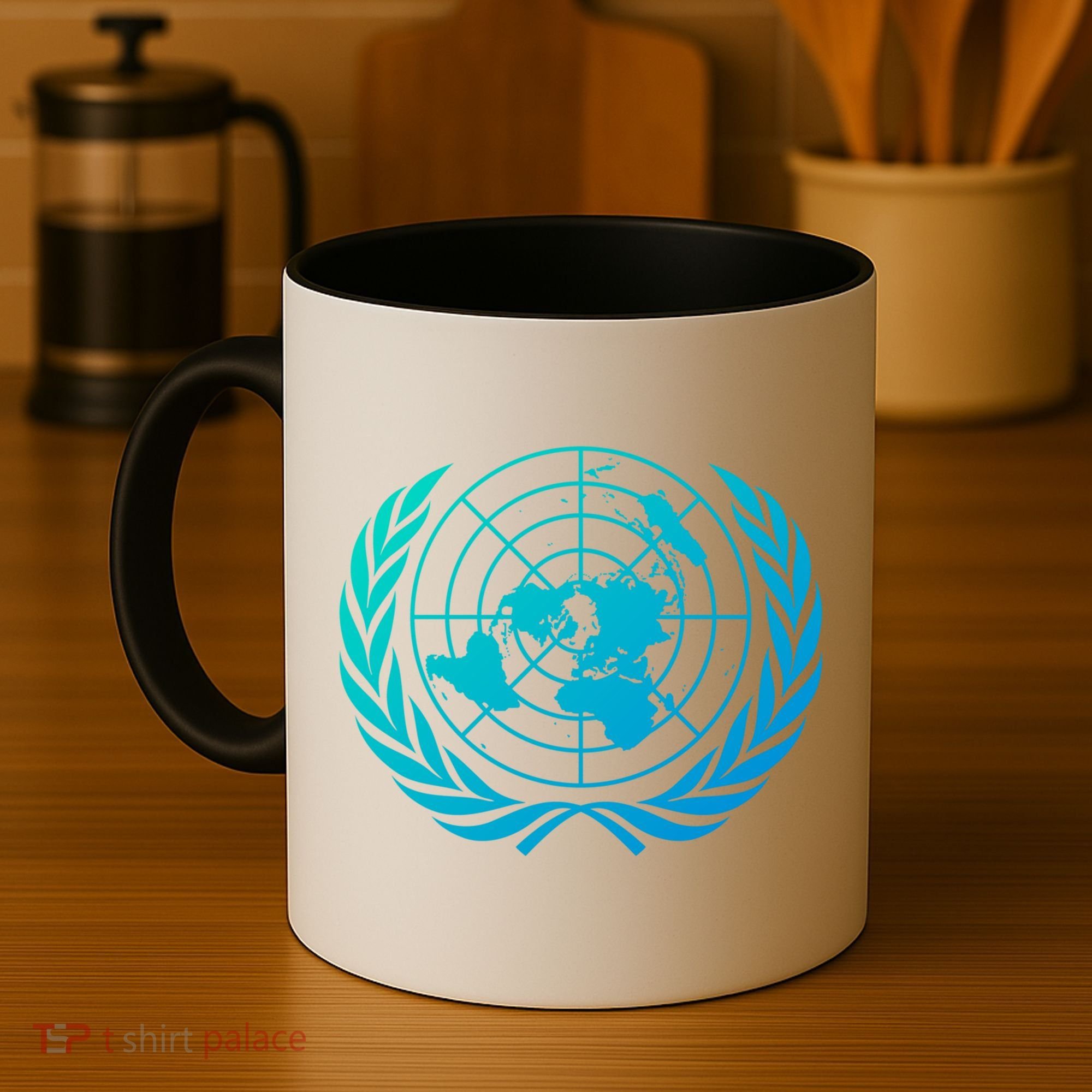 United Nations Flag Un United Nations Emblem Meaningful Gift Coffee Mug