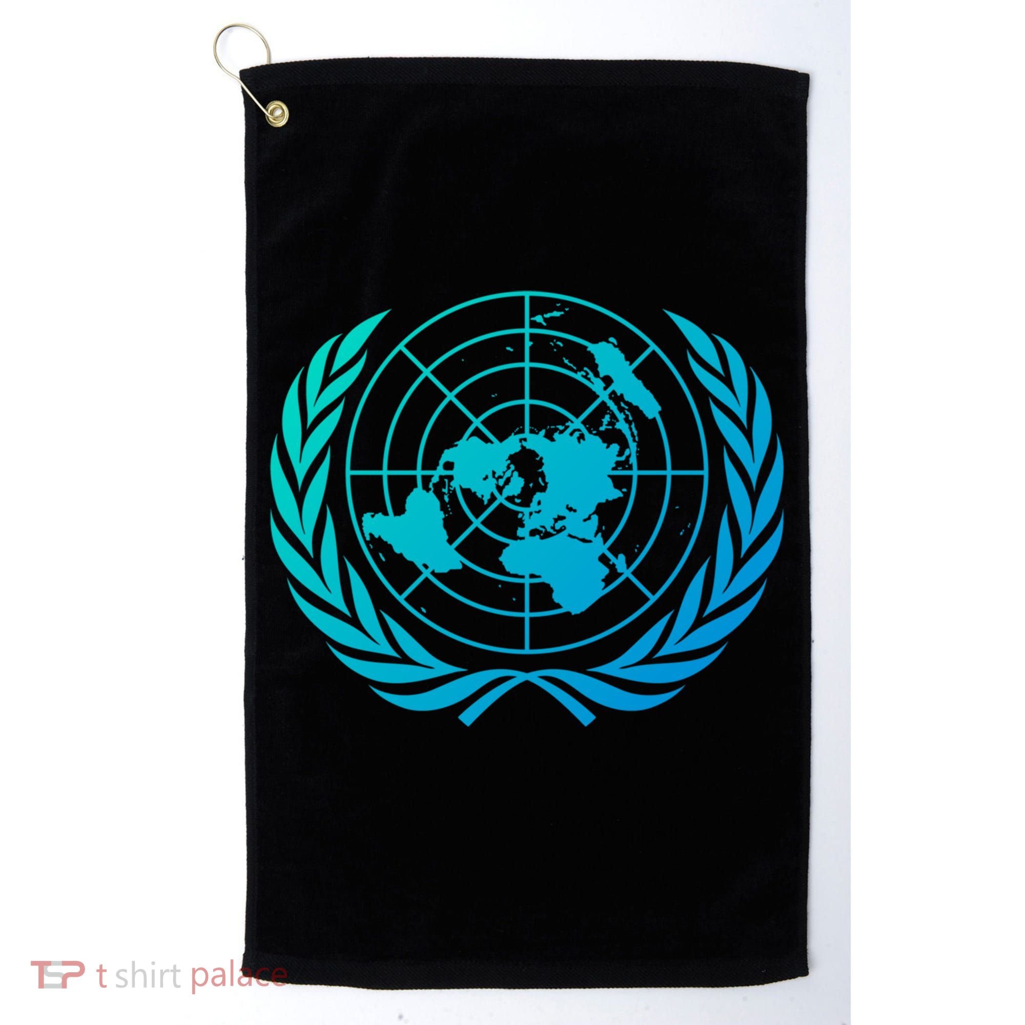 United Nations Flag Un United Nations Emblem Meaningful Gift Golf Towel