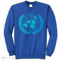 United Nations Flag Un United Nations Emblem Meaningful Gift Sweatshirt thumb 0