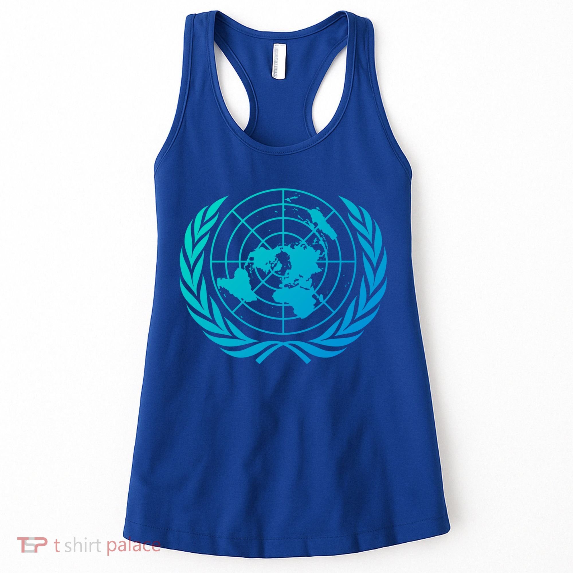 United Nations Flag Un United Nations Emblem Meaningful Gift Women's Tank Top
