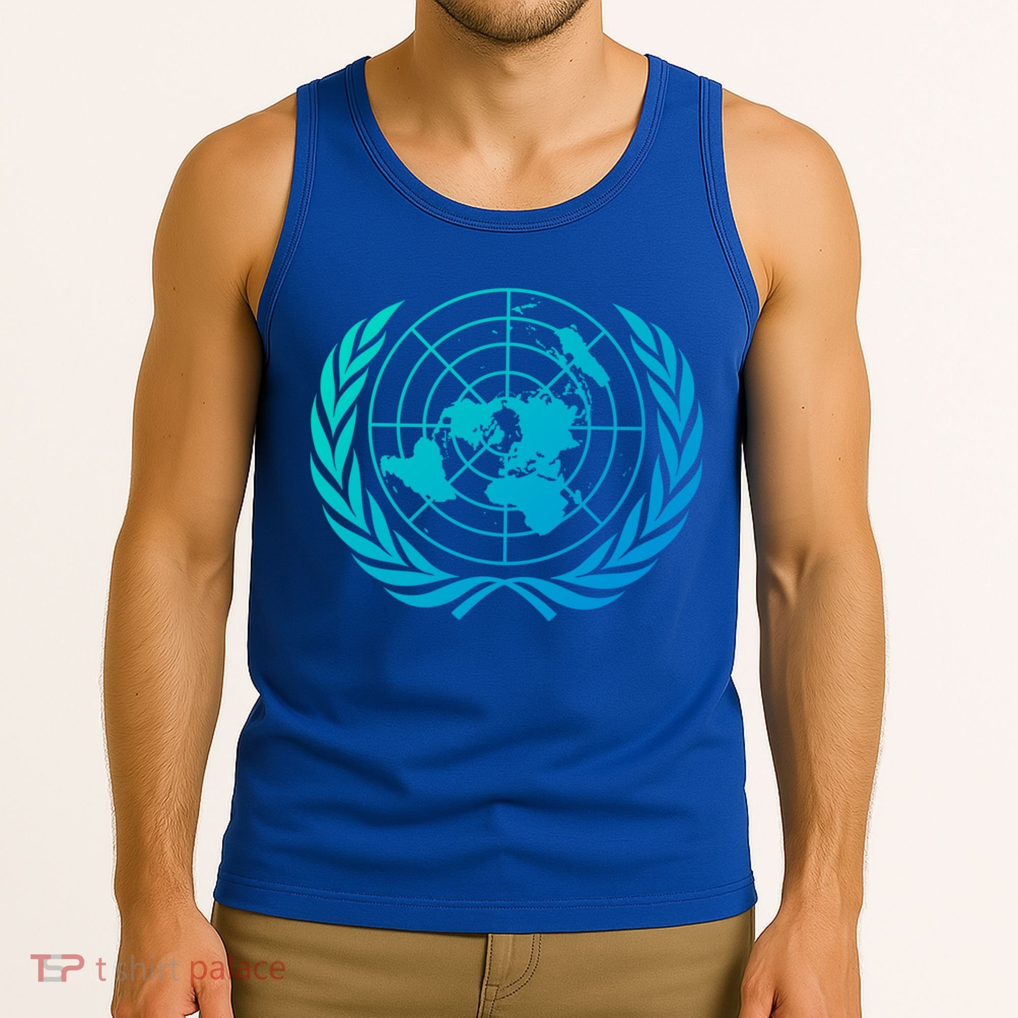 United Nations Flag Un United Nations Emblem Meaningful Gift Tank Top