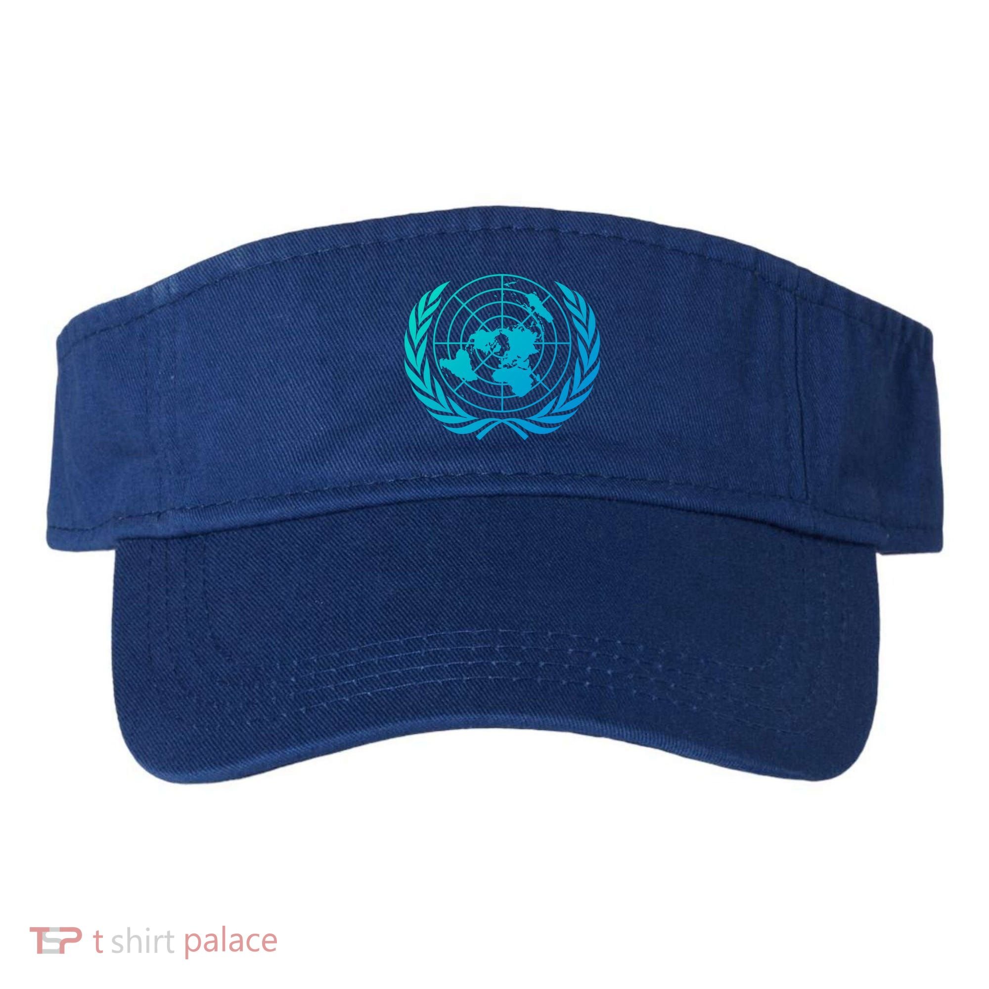 United Nations Flag Un United Nations Emblem Meaningful Gift Visor
