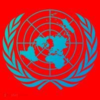 United Nations Flag Un United Nations Emblem Meaningful Gift Santa Hat thumb 1