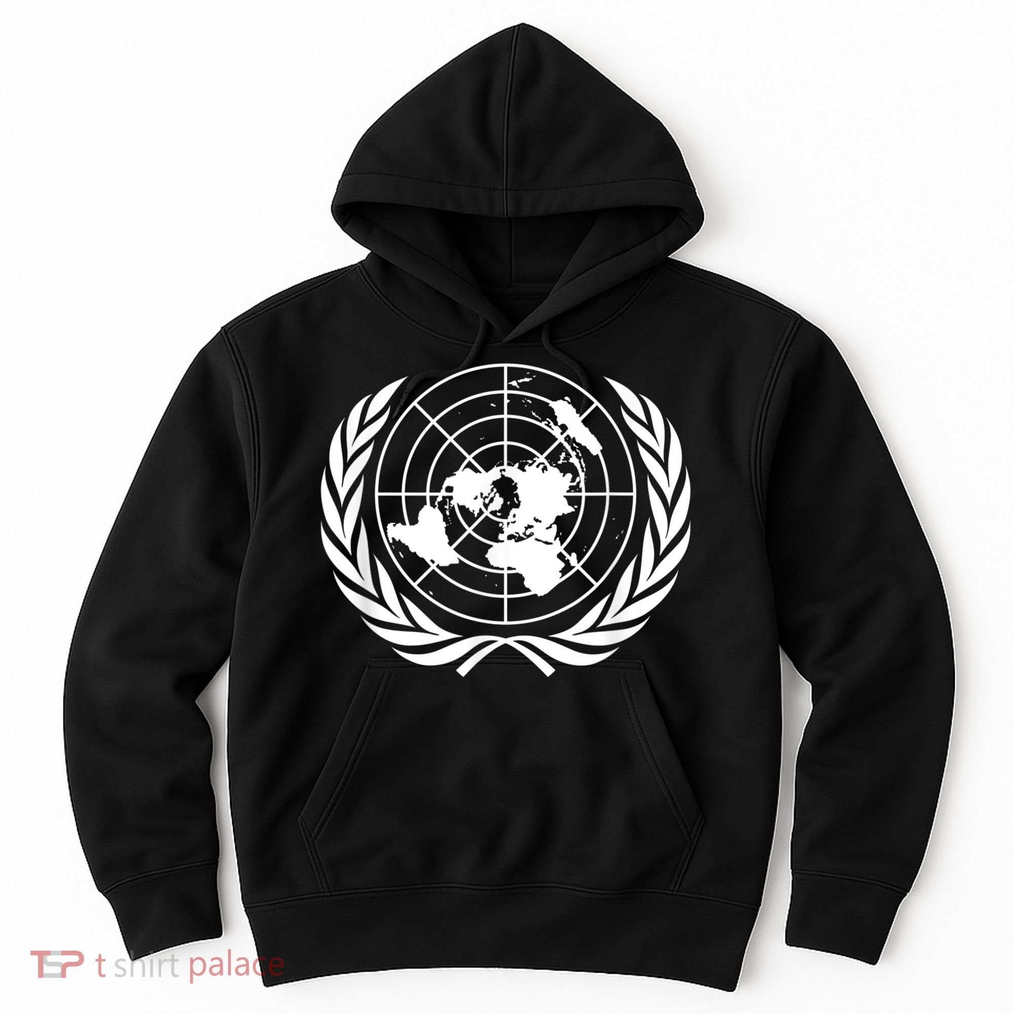 United Nations Flag Un United Nations Emblem Hoodie