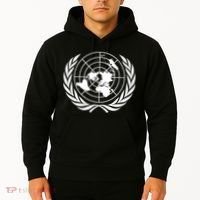 United Nations Flag Un United Nations Emblem Hoodie thumb 2