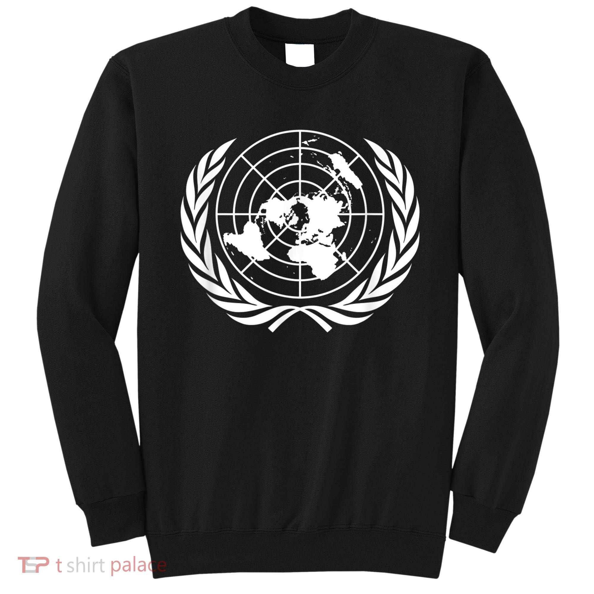 United Nations Flag Un United Nations Emblem Sweatshirt