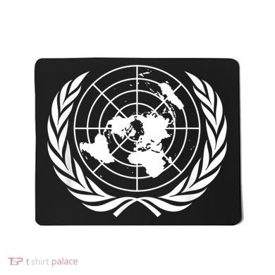 United Nations Flag Un United Nations Emblem Mousepad