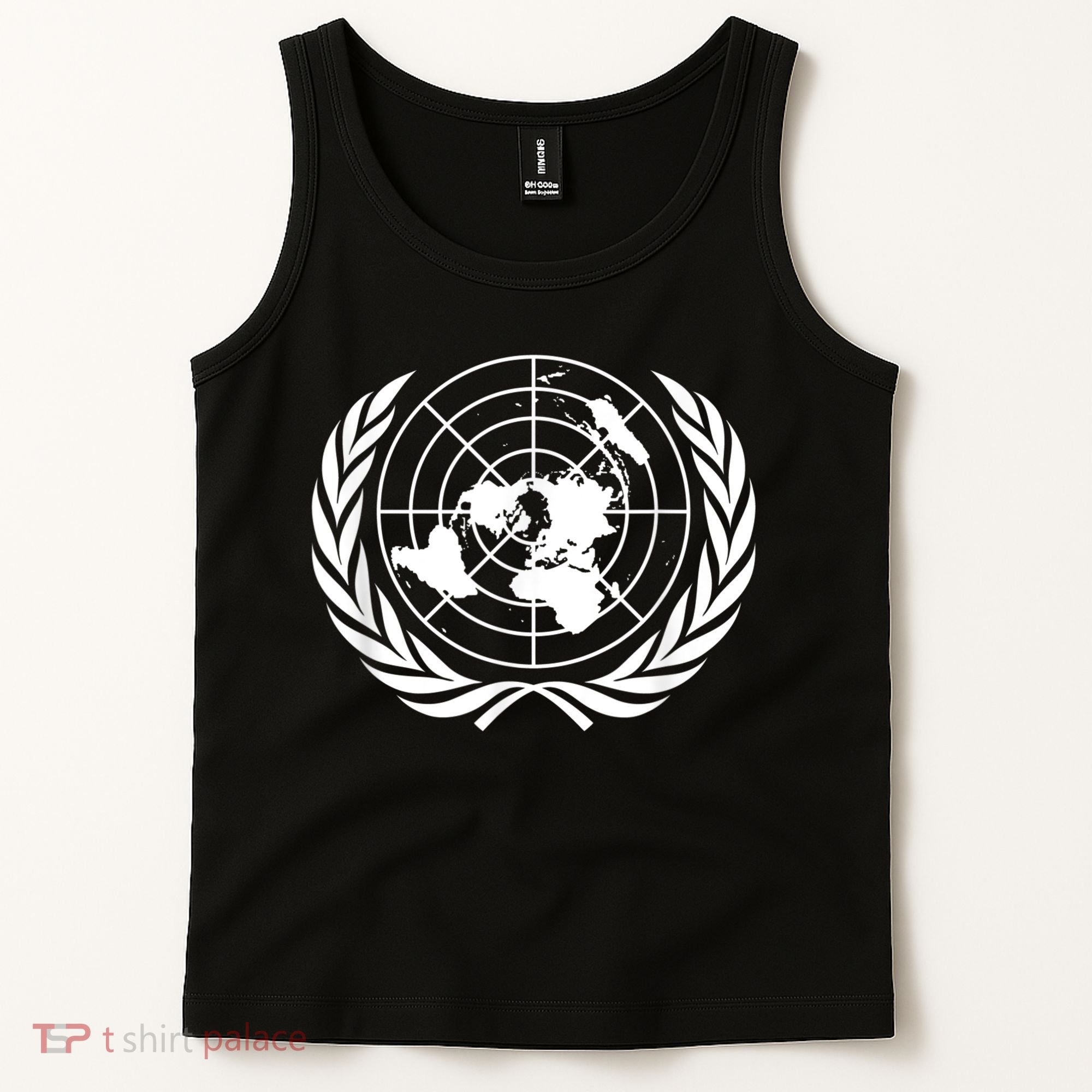 United Nations Flag Un United Nations Emblem Tank Top
