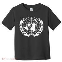 United Nations Flag Un United Nations Emblem Toddler T-Shirt thumb 0