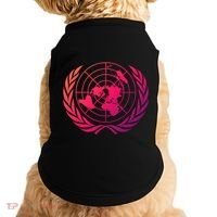 United Nations Flag Un United Nations Emblem Meaningful Gift Doggie Tank thumb 0