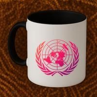 United Nations Flag Un United Nations Emblem Meaningful Gift Coffee Mug thumb 2