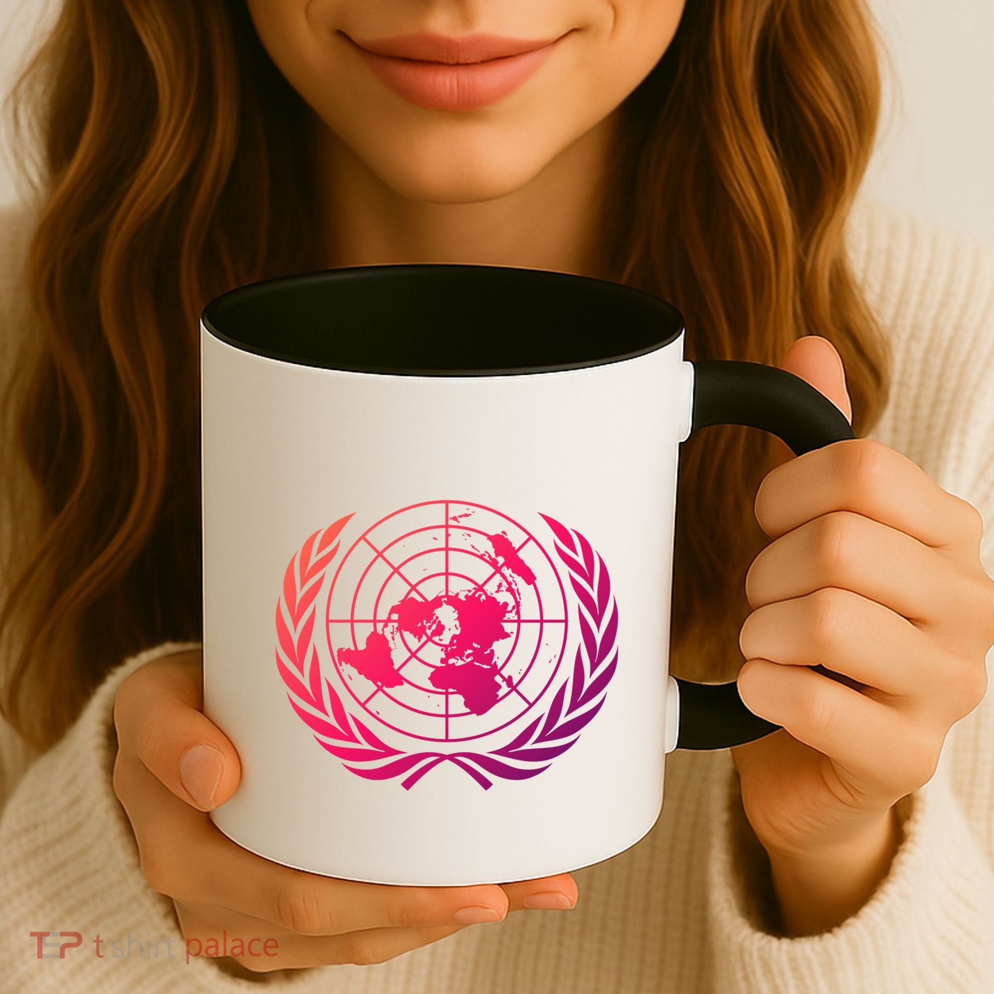 United Nations Flag Un United Nations Emblem Meaningful Gift Coffee Mug