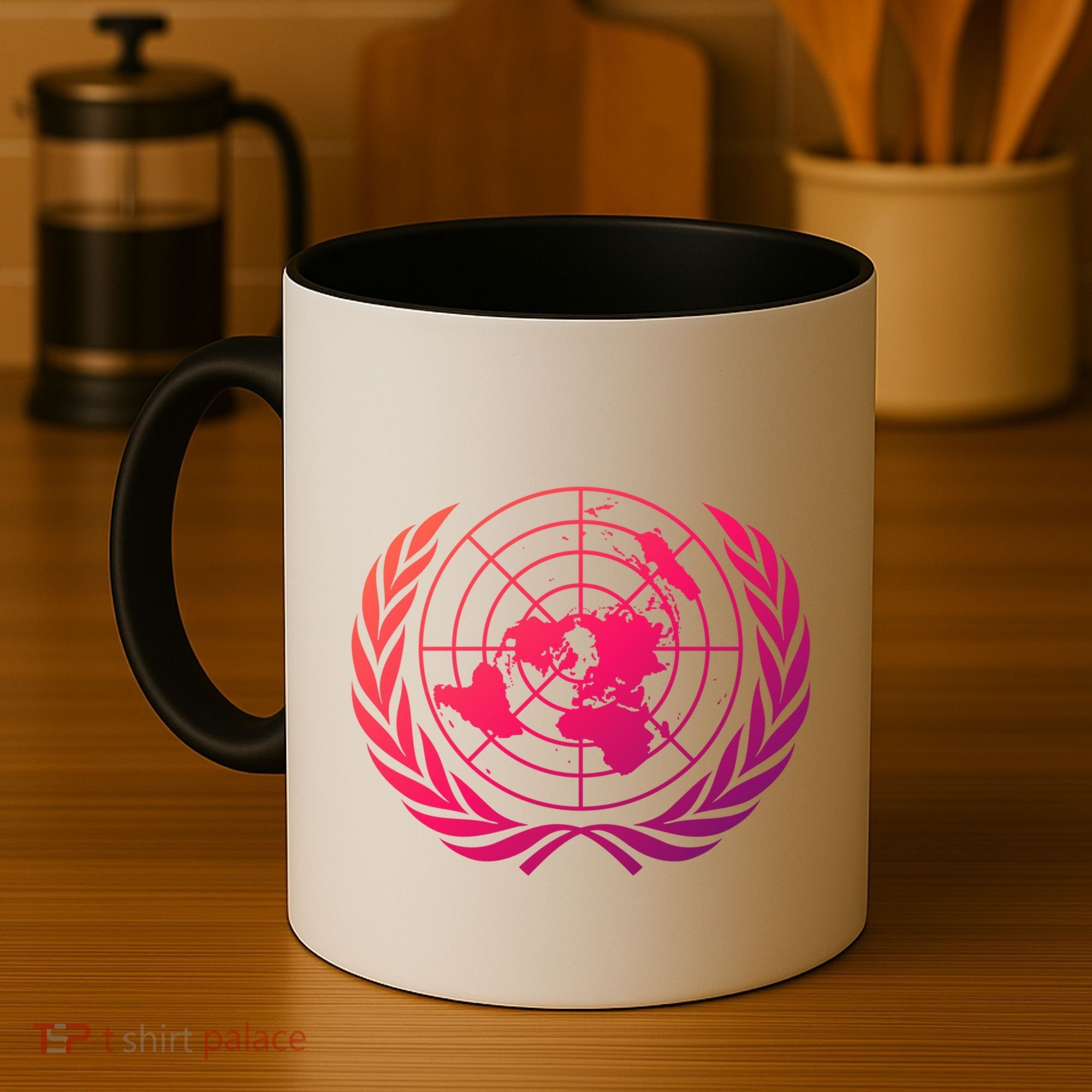 United Nations Flag Un United Nations Emblem Meaningful Gift Coffee Mug