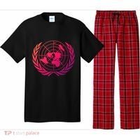 United Nations Flag Un United Nations Emblem Meaningful Gift Pajama Set thumb 0