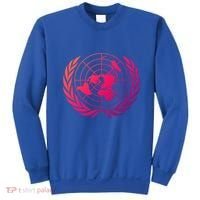 United Nations Flag Un United Nations Emblem Meaningful Gift Sweatshirt thumb 0