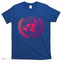 United Nations Flag Un United Nations Emblem Meaningful Gift T-Shirt thumb 0