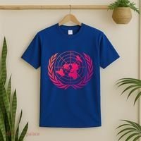 United Nations Flag Un United Nations Emblem Meaningful Gift T-Shirt thumb 2