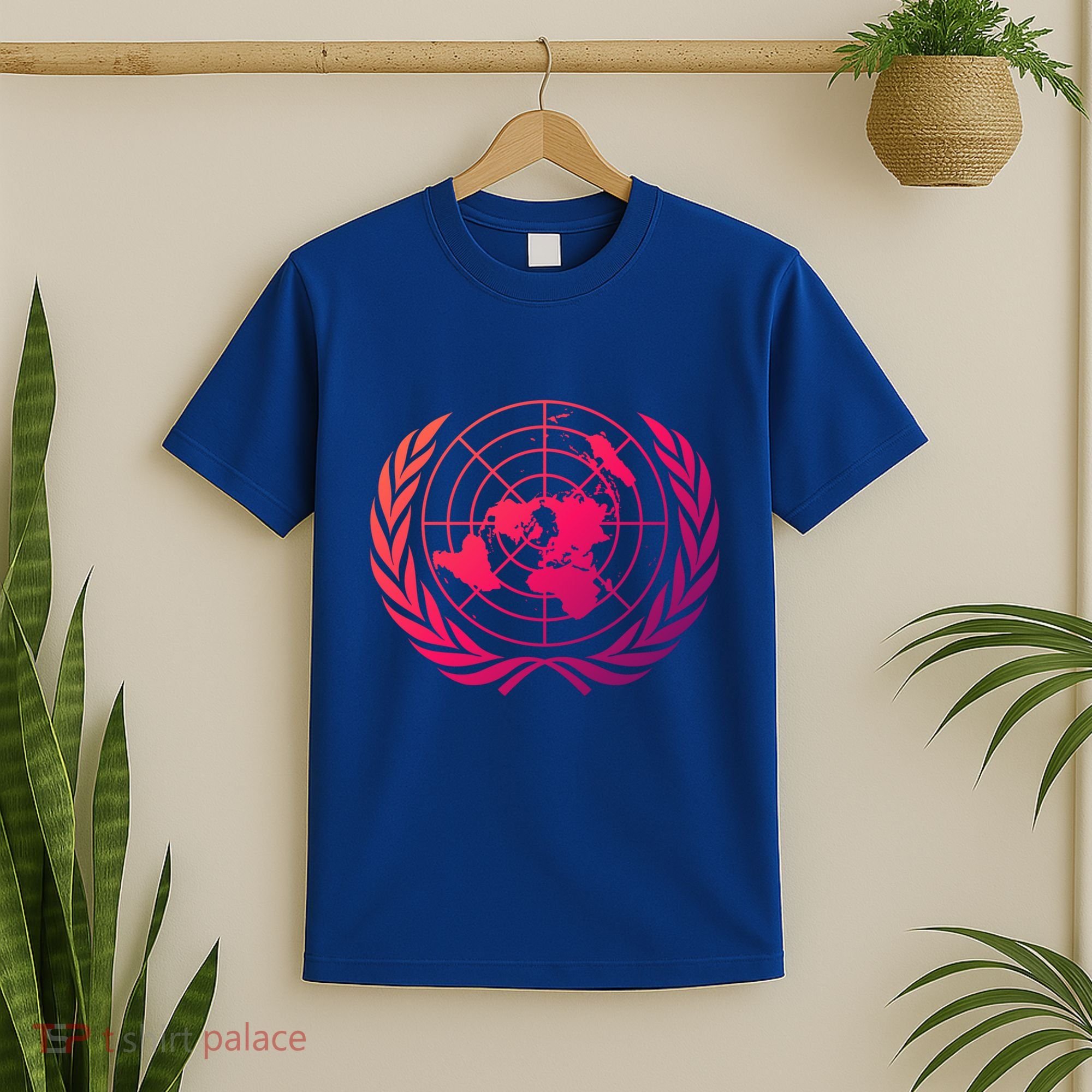 United Nations Flag Un United Nations Emblem Meaningful Gift T-Shirt