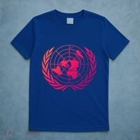 United Nations Flag Un United Nations Emblem Meaningful Gift T-Shirt thumb 5