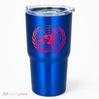 United Nations Flag Un United Nations Emblem Meaningful Gift Tumbler thumb 0
