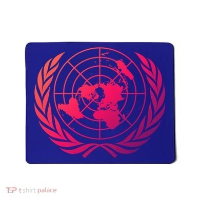 United Nations Flag Un United Nations Emblem Meaningful Gift Mousepad