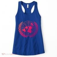 United Nations Flag Un United Nations Emblem Meaningful Gift Women's Tank Top thumb 0
