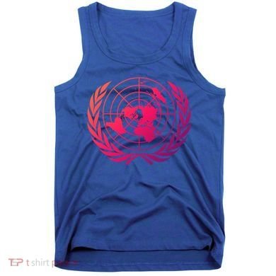 United Nations Flag Un United Nations Emblem Meaningful Gift Tank Top