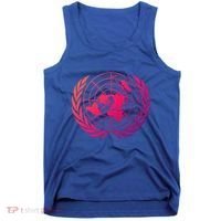 United Nations Flag Un United Nations Emblem Meaningful Gift Tank Top thumb 0