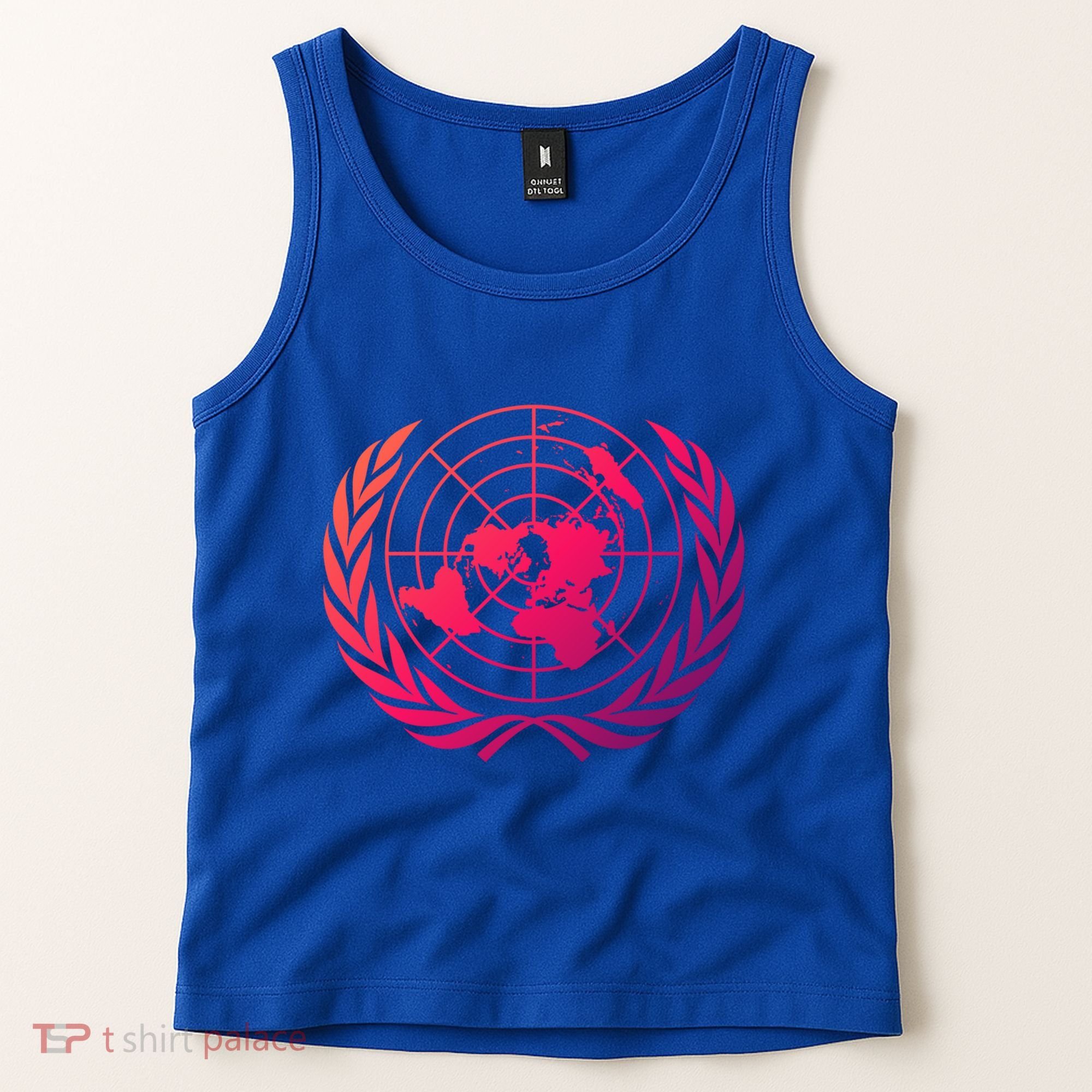 United Nations Flag Un United Nations Emblem Meaningful Gift Tank Top