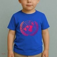 United Nations Flag Un United Nations Emblem Meaningful Gift Toddler T-Shirt thumb 2