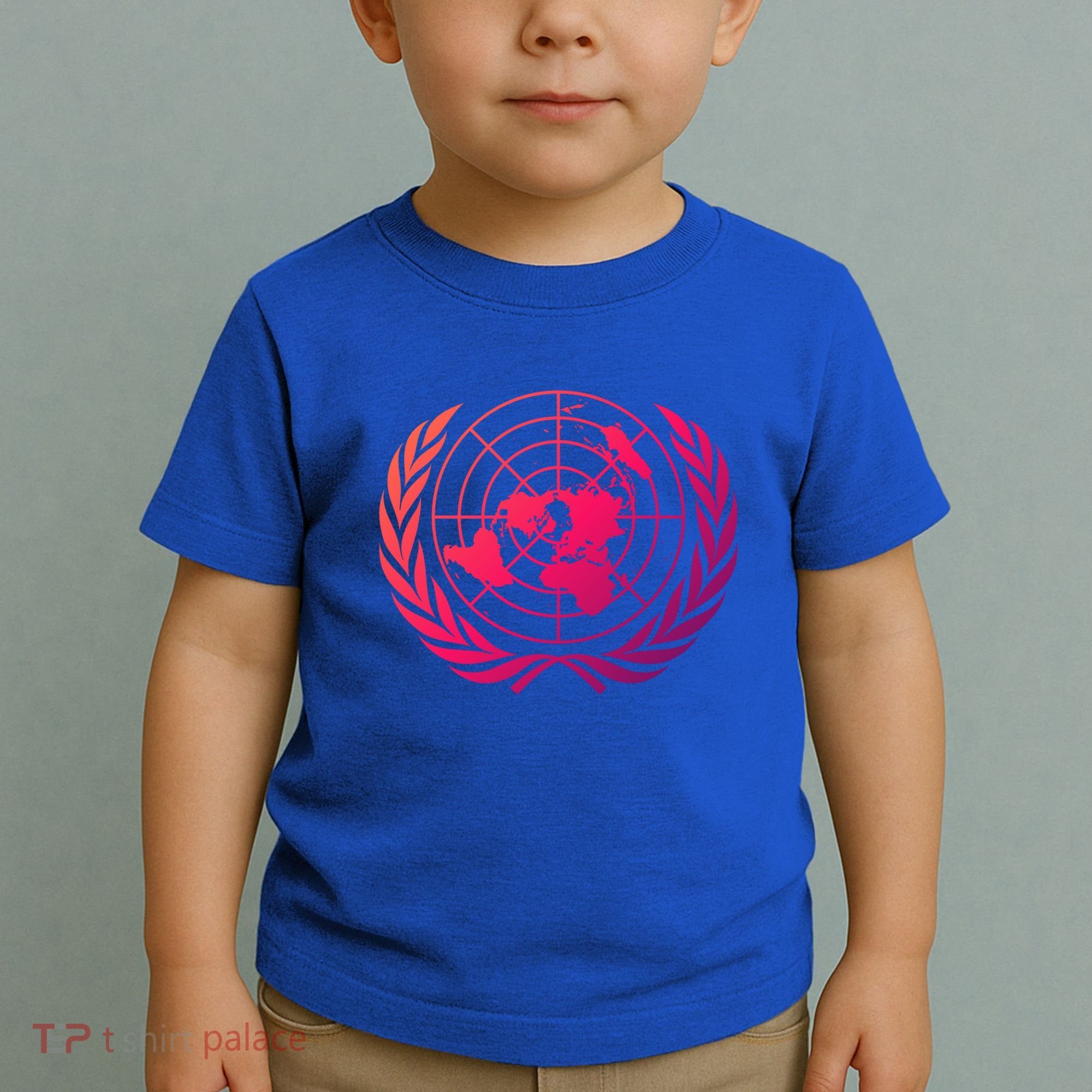 United Nations Flag Un United Nations Emblem Meaningful Gift Toddler T-Shirt
