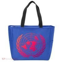 United Nations Flag Un United Nations Emblem Meaningful Gift Tote Bag thumb 0
