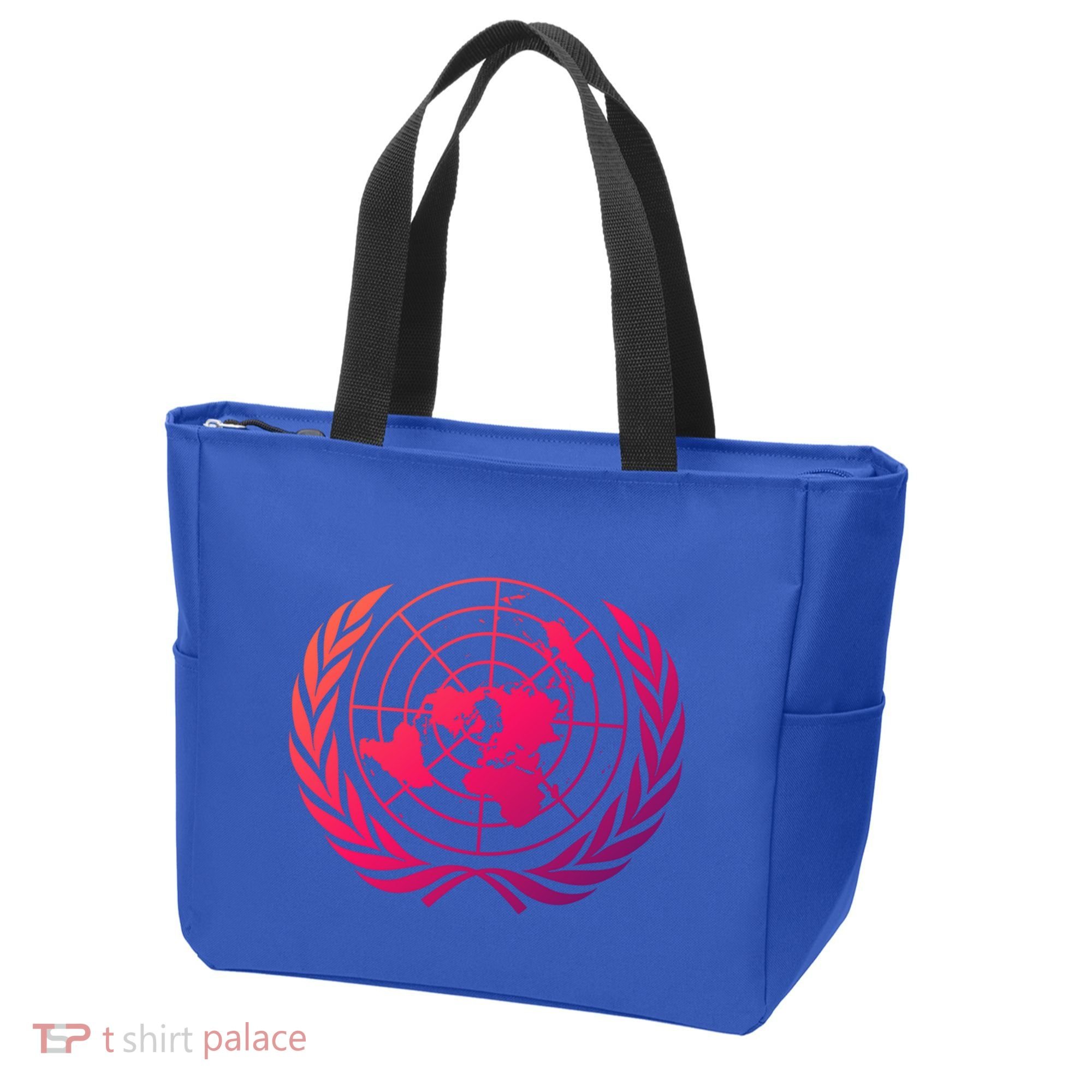 United Nations Flag Un United Nations Emblem Meaningful Gift Tote Bag