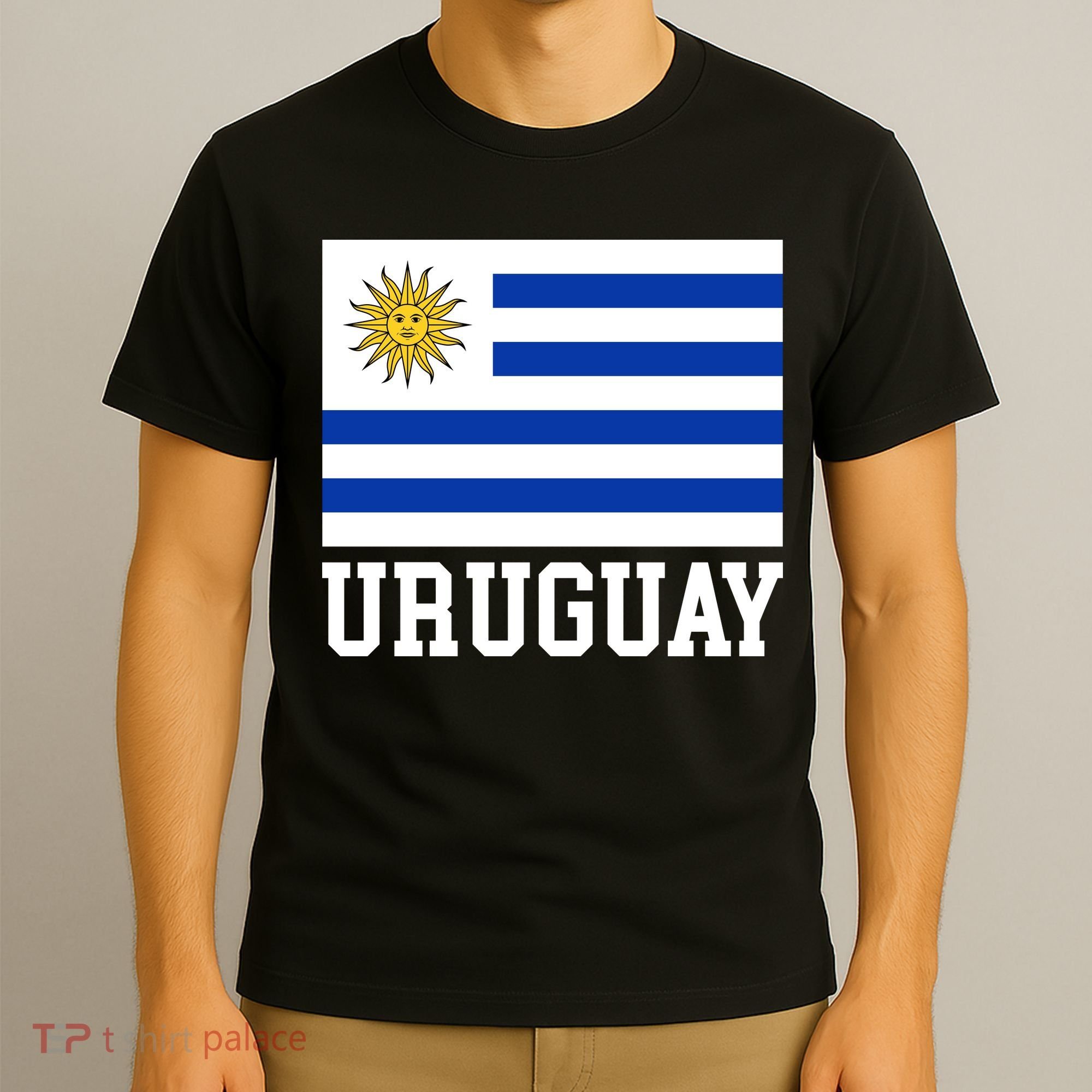 Uruguay National Flag For Proud Fans & Travelers T-Shirt