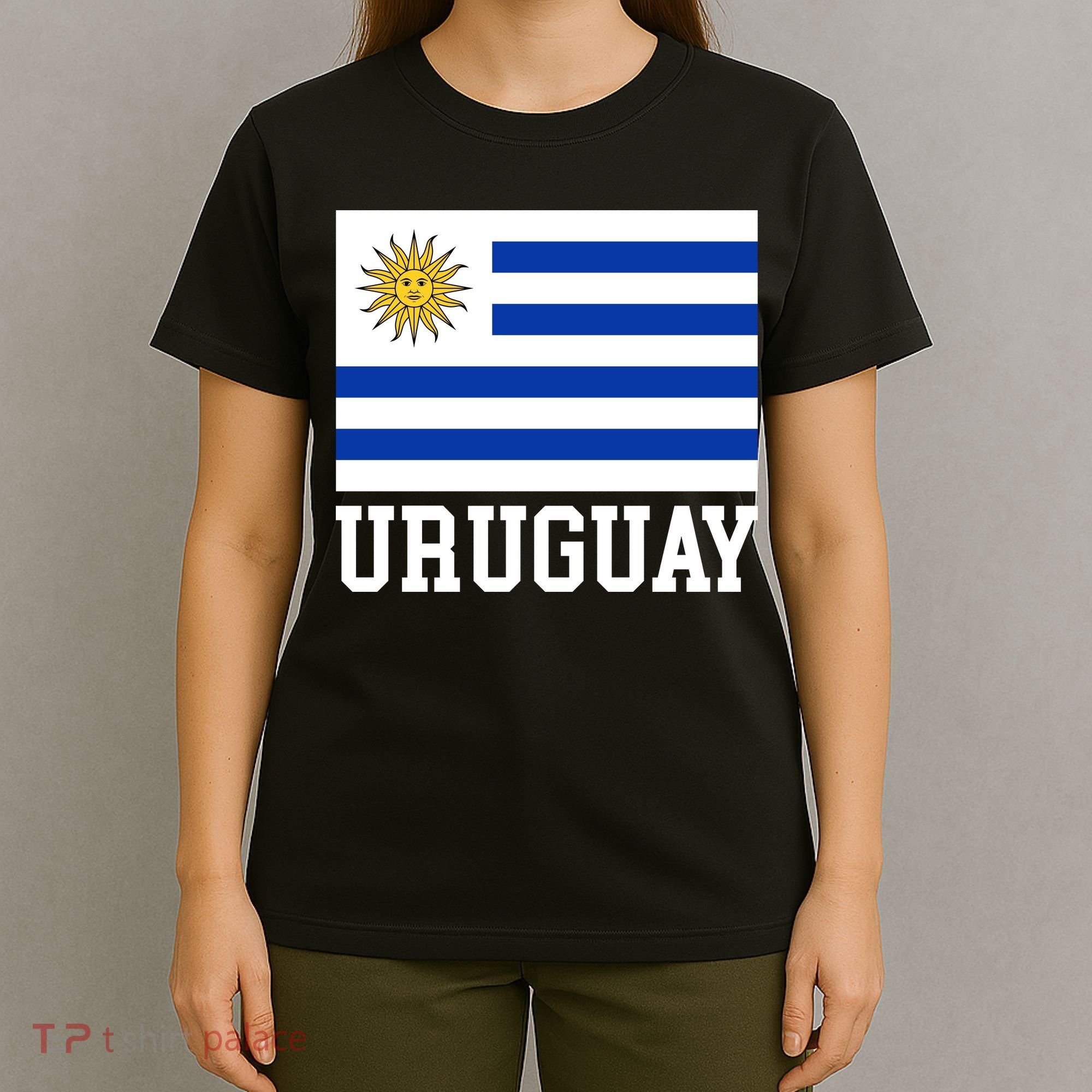 Uruguay National Flag For Proud Fans & Travelers T-Shirt