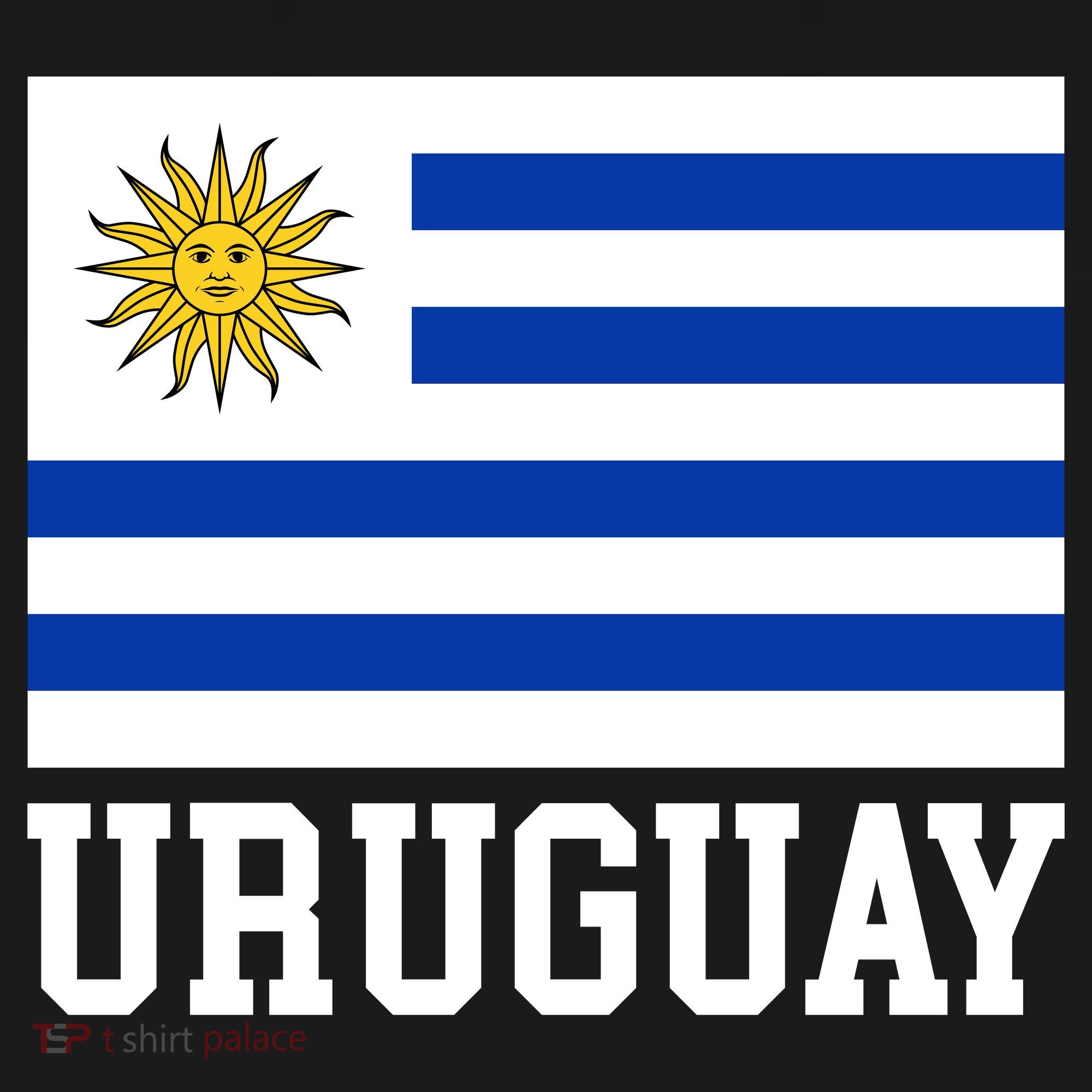 Uruguay National Flag For Proud Fans & Travelers T-Shirt