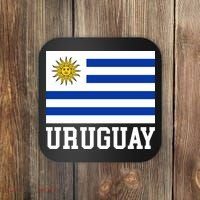 Uruguay National Flag For Proud Fans & Travelers Coaster thumb 0