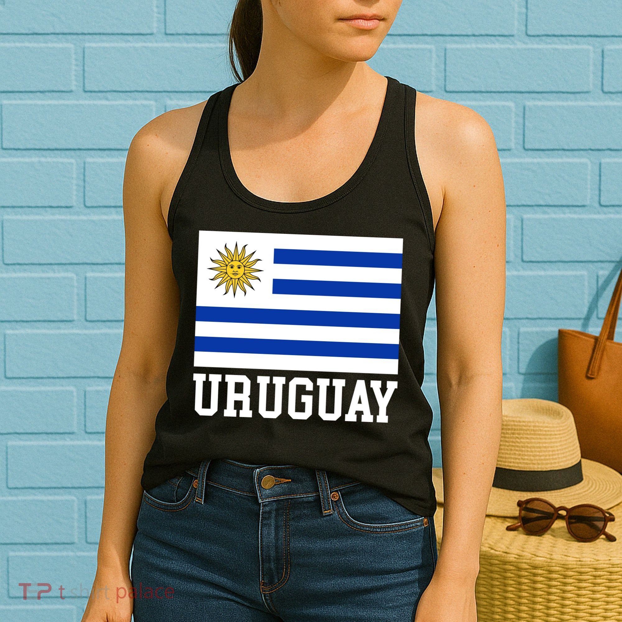 Uruguay National Flag For Proud Fans & Travelers Women's Tank Top