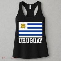 Uruguay National Flag For Proud Fans & Travelers Women's Tank Top thumb 3