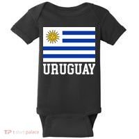 Uruguay National Flag For Proud Fans & Travelers Baby Bodysuit thumb 0