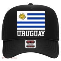 Uruguay National Flag For Proud Fans & Travelers Hat thumb 0