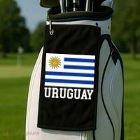 Uruguay National Flag For Proud Fans & Travelers Golf Towel thumb 2